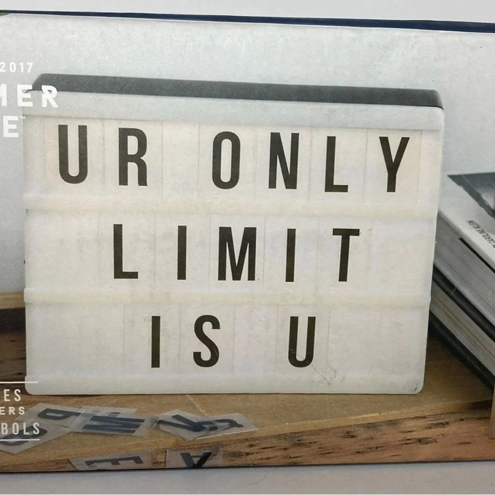 PERSONAL Cinema Lights Sign/Box​​ with Movable Letters! Perfect Fun Gift! NIB!​